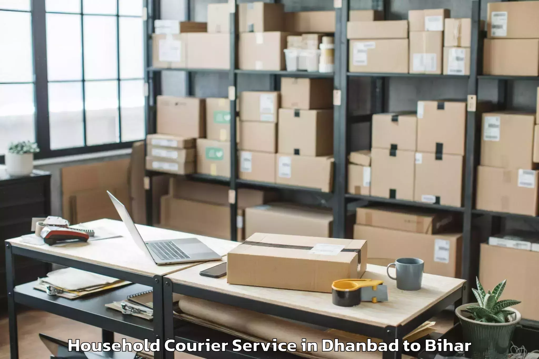 Efficient Dhanbad to Araria Household Courier